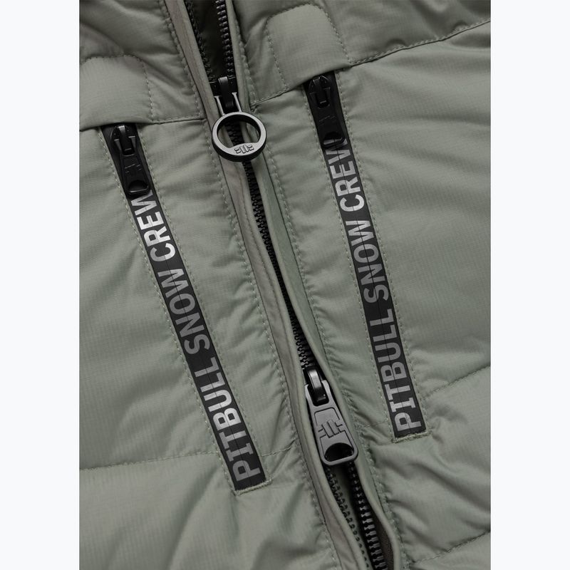 Geacă de iarnă pentru bărbați Pitbull Crestline Padded Hooded dusty salvia 9