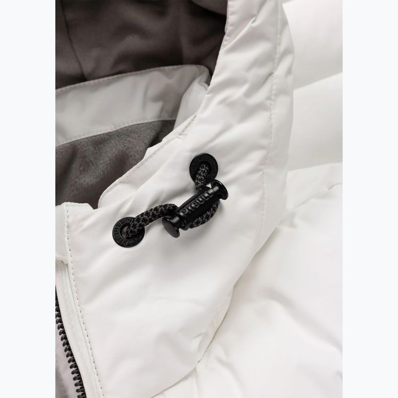 Geacă de iarnă pentru bărbați Pitbull Crestline Padded Hooded off white 9