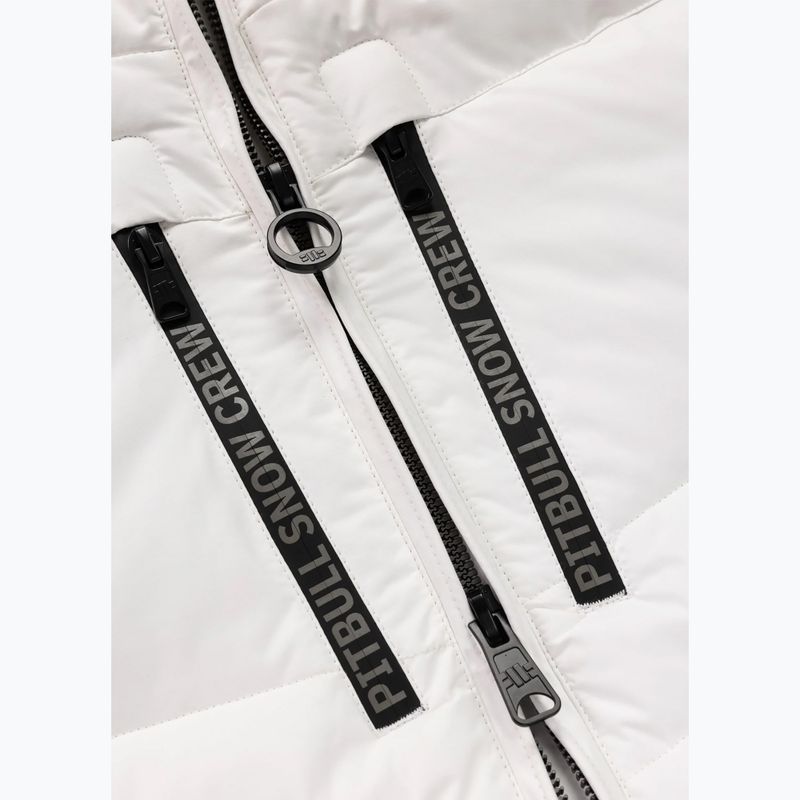 Geacă de iarnă pentru bărbați Pitbull Crestline Padded Hooded off white 11