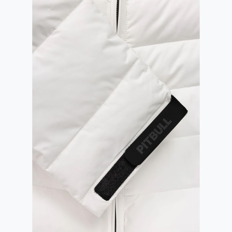 Geacă de iarnă pentru bărbați Pitbull Crestline Padded Hooded off white 13