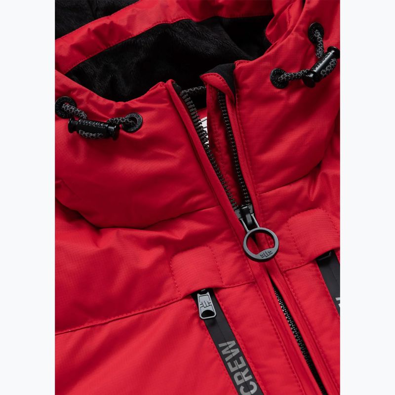 Geacă de iarnă pentru bărbați Pitbull Crestline Padded Hooded red 7