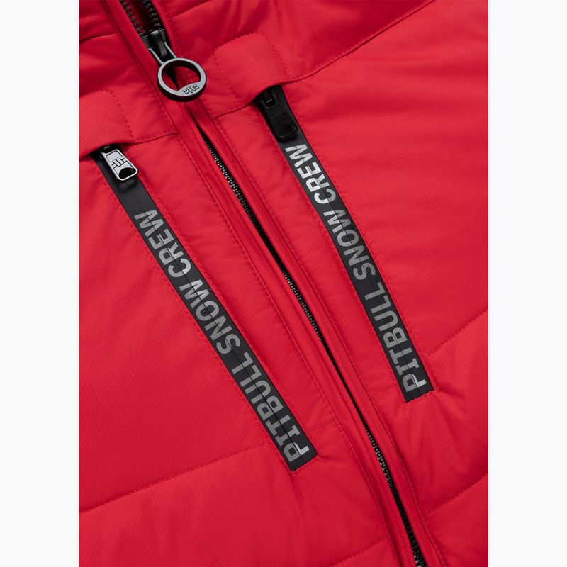 Geacă de iarnă pentru bărbați Pitbull Crestline Padded Hooded red 9