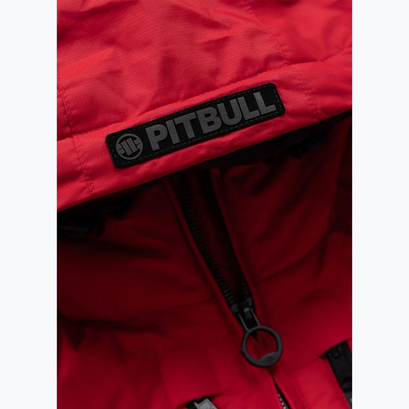 Geacă de iarnă pentru bărbați Pitbull Crestline Padded Hooded red 10