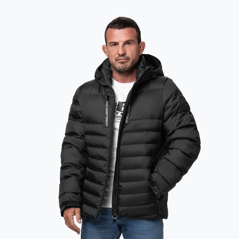 Geacă de iarnă pentru bărbați Pitbull Crestline Padded Hooded black 4