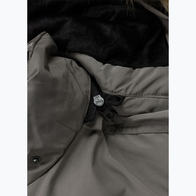 Geacă de iarnă pentru bărbați Pitbull Forest Hooded Parka taupe 9