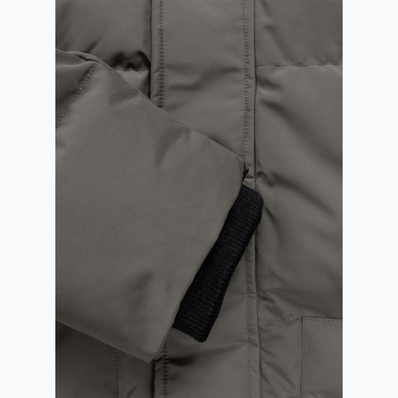 Geacă de iarnă pentru bărbați Pitbull Forest Hooded Parka taupe 13