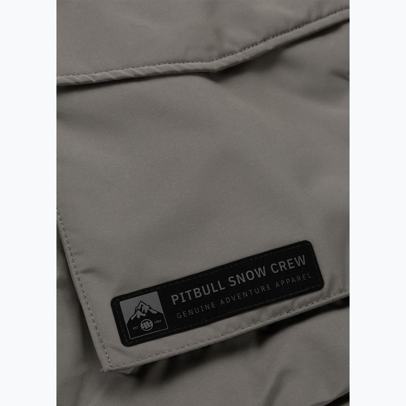 Geacă de iarnă pentru bărbați Pitbull Forest Hooded Parka taupe 16
