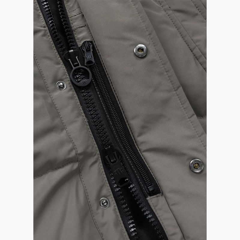 Geacă de iarnă pentru bărbați Pitbull Forest Hooded Parka taupe 17