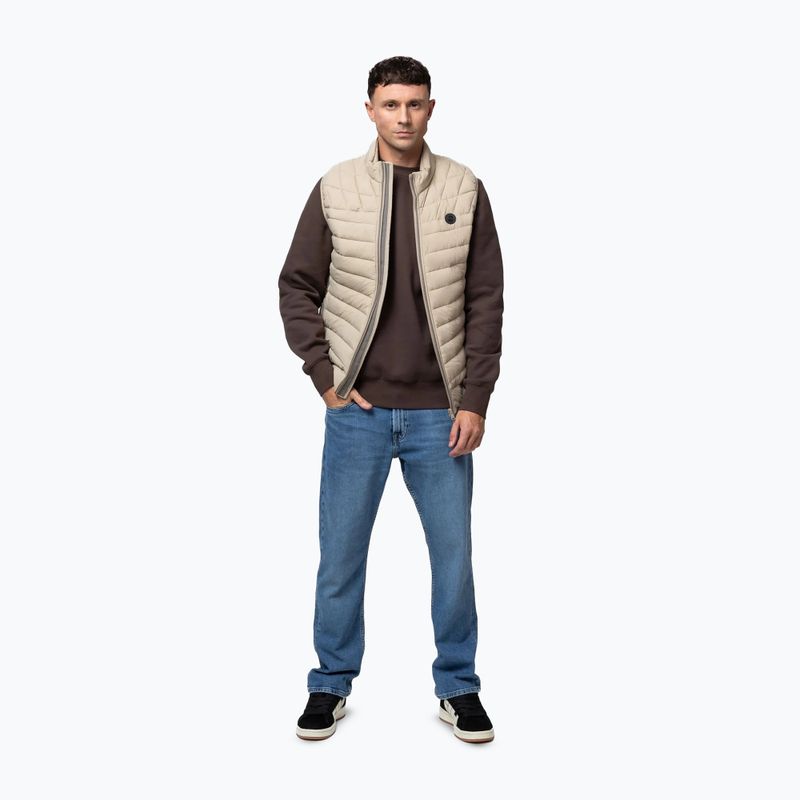 Vestă pentru bărbați Pitbull Naylor Padded pale sand 2