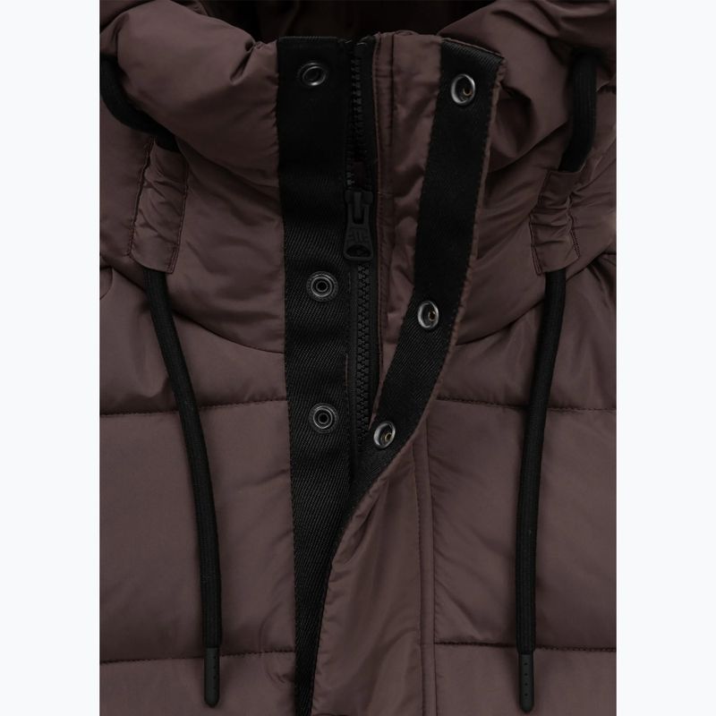 Geacă de iarnă pentru femei Pitbull Amalia Padded Hooded dark chocolate 7