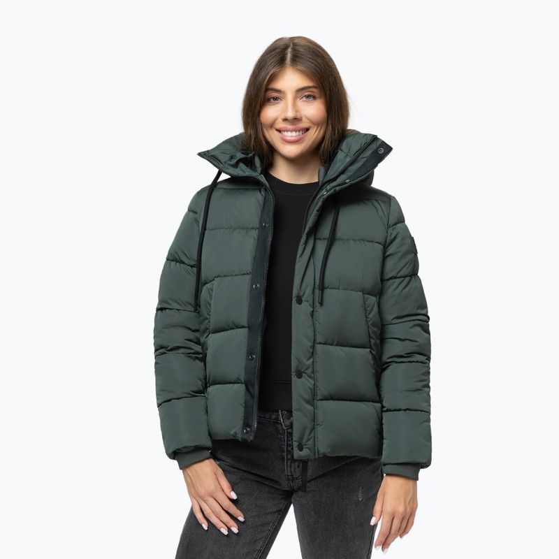 Geacă de iarnă pentru femei Pitbull Amalia Padded Hooded dark green 4