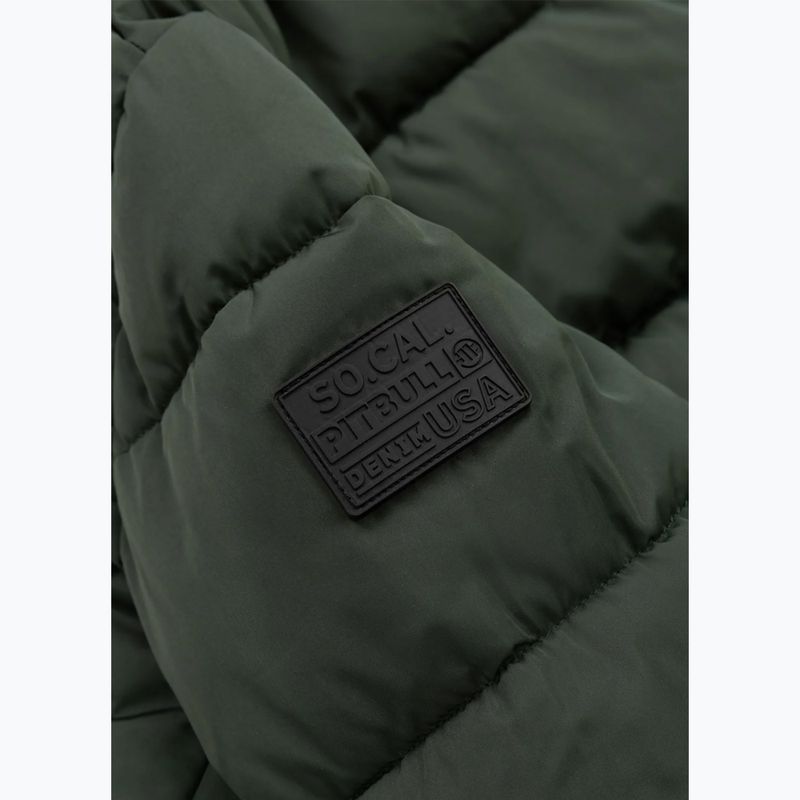 Geacă de iarnă pentru femei Pitbull Amalia Padded Hooded dark green 9