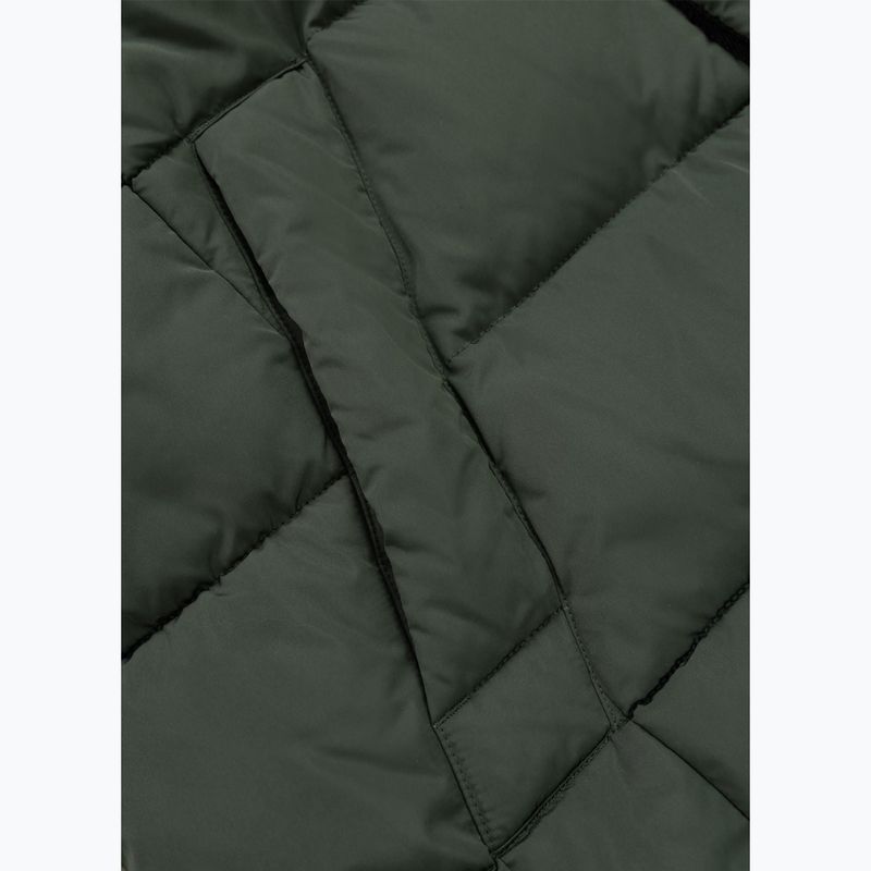 Geacă de iarnă pentru femei Pitbull Amalia Padded Hooded dark green 11