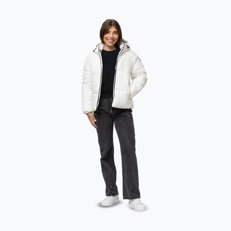 Geacă de iarnă pentru femei Pitbull Vista Quilted Hooded off white 2