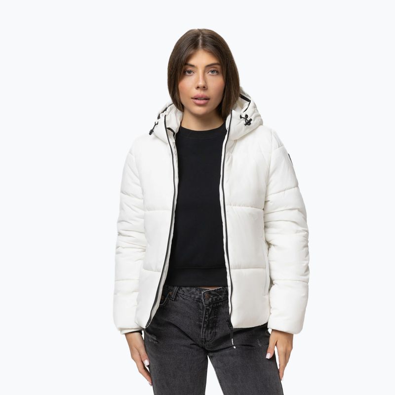 Geacă de iarnă pentru femei Pitbull Vista Quilted Hooded off white 4
