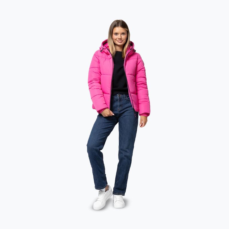 Geacă de iarnă pentru femei Pitbull Vista Quilted Hooded pink 2
