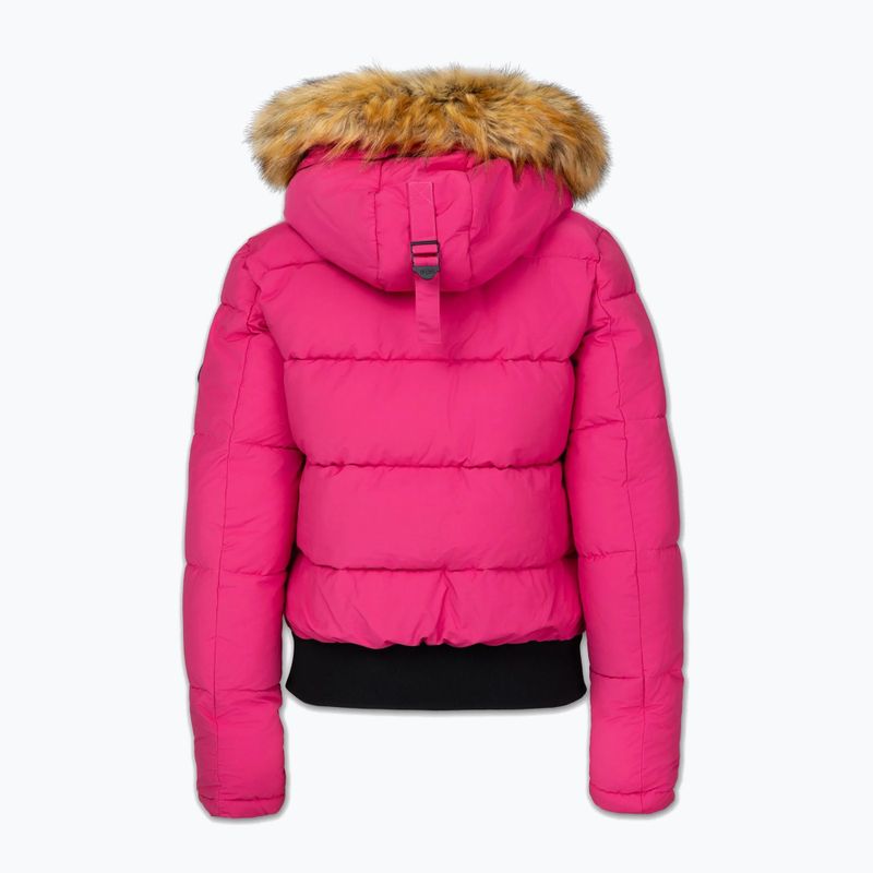 Geacă de iarnă pentru femei Pitbull Azalea Quilted Hooded raspberry red 8
