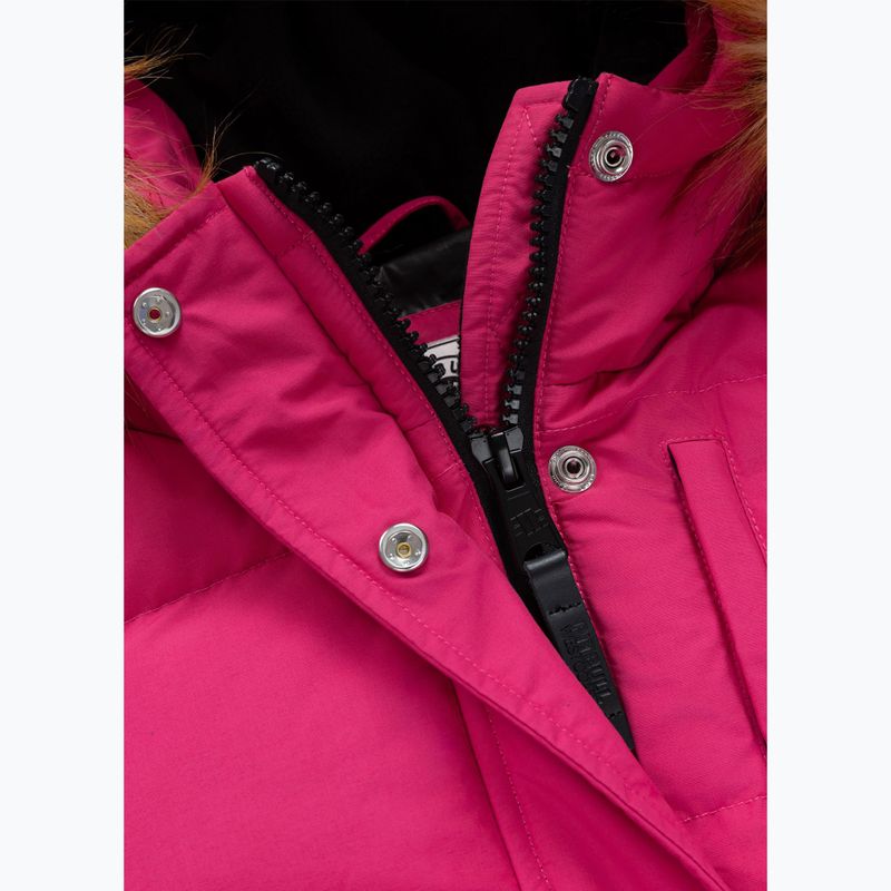 Geacă de iarnă pentru femei Pitbull Azalea Quilted Hooded raspberry red 9