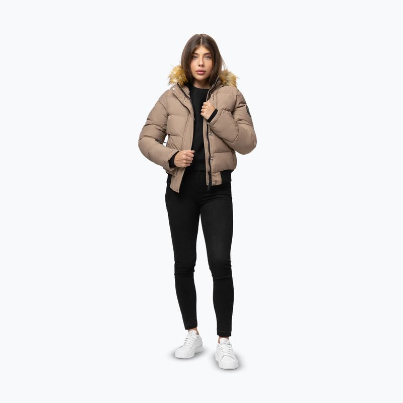 Geacă de iarnă pentru femei Pitbull Azalea Quilted Hooded dark san 2