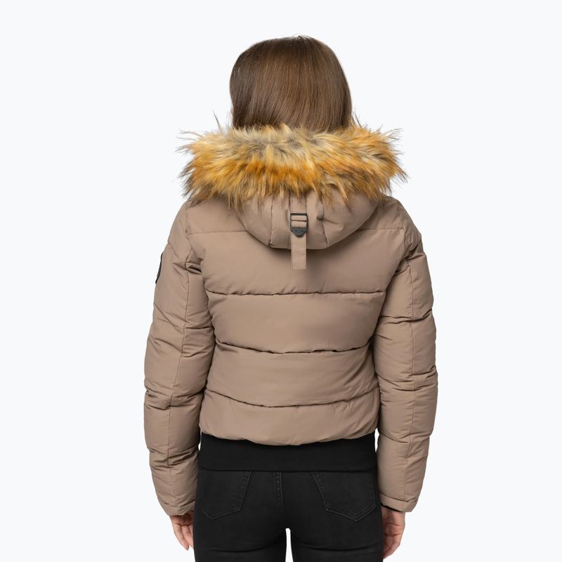 Geacă de iarnă pentru femei Pitbull Azalea Quilted Hooded dark san 3