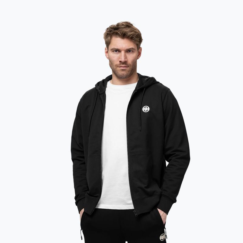 Bluză pentru bărbați Pitbull Nugget Small Logo Hooded Zip black 4