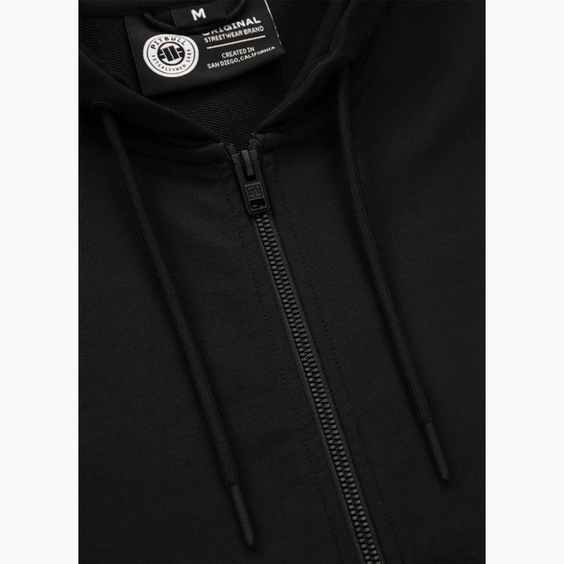 Bluză pentru bărbați Pitbull Nugget Small Logo Hooded Zip black 7