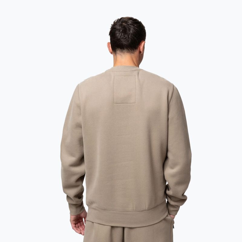 Bluză pentru bărbați Pitbull Small Logo Crewneck pale sand 3