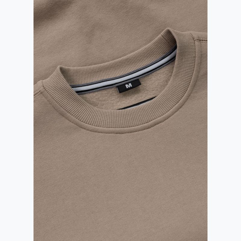 Bluză pentru bărbați Pitbull Small Logo Crewneck pale sand 8