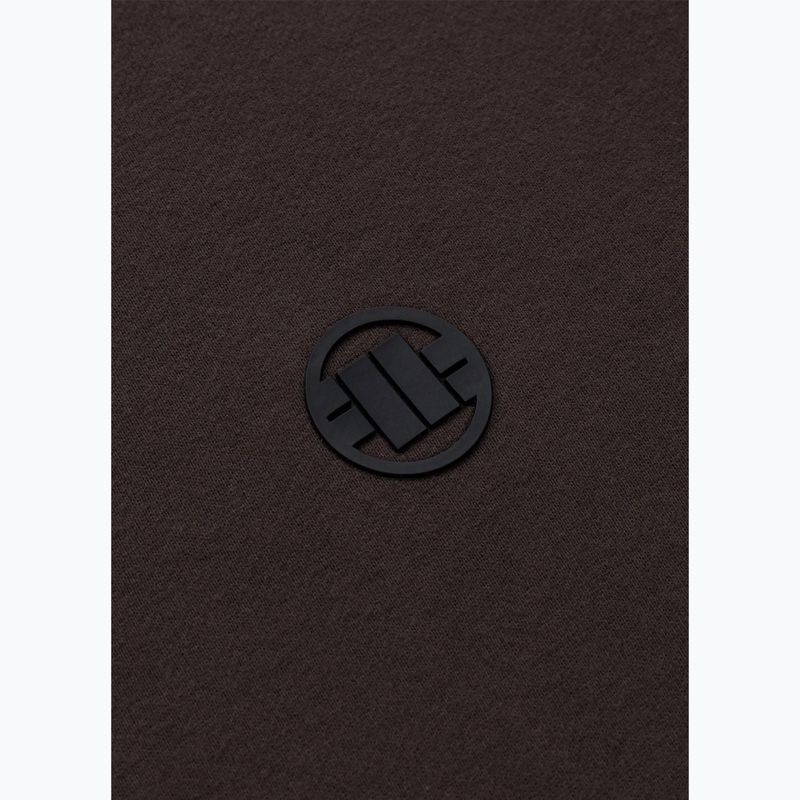 Bluză pentru bărbați Pitbull Small Logo Crewneck dark chocolate 7