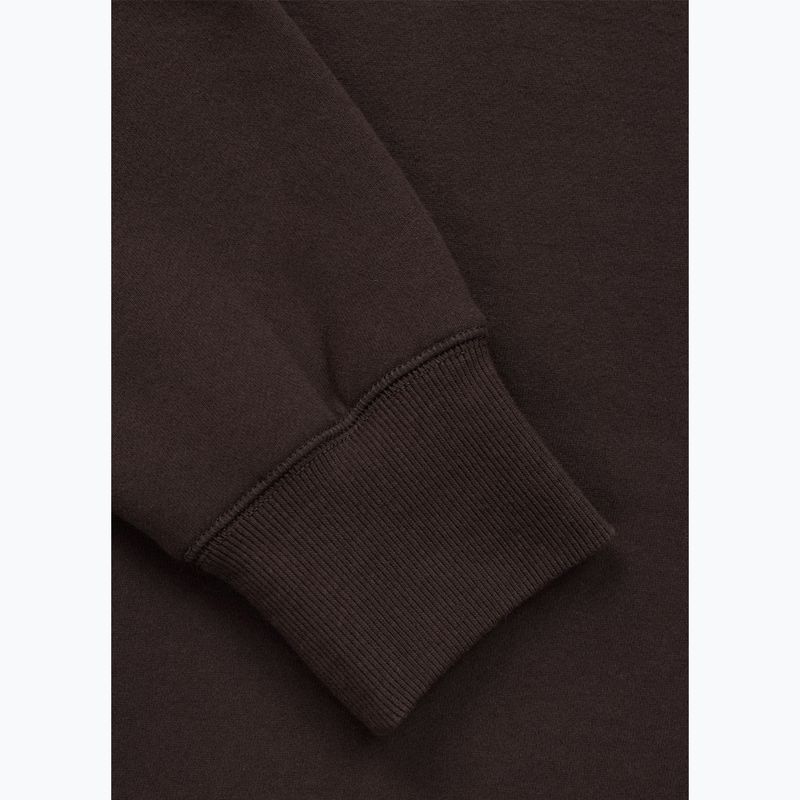 Bluză pentru bărbați Pitbull Small Logo Crewneck dark chocolate 8