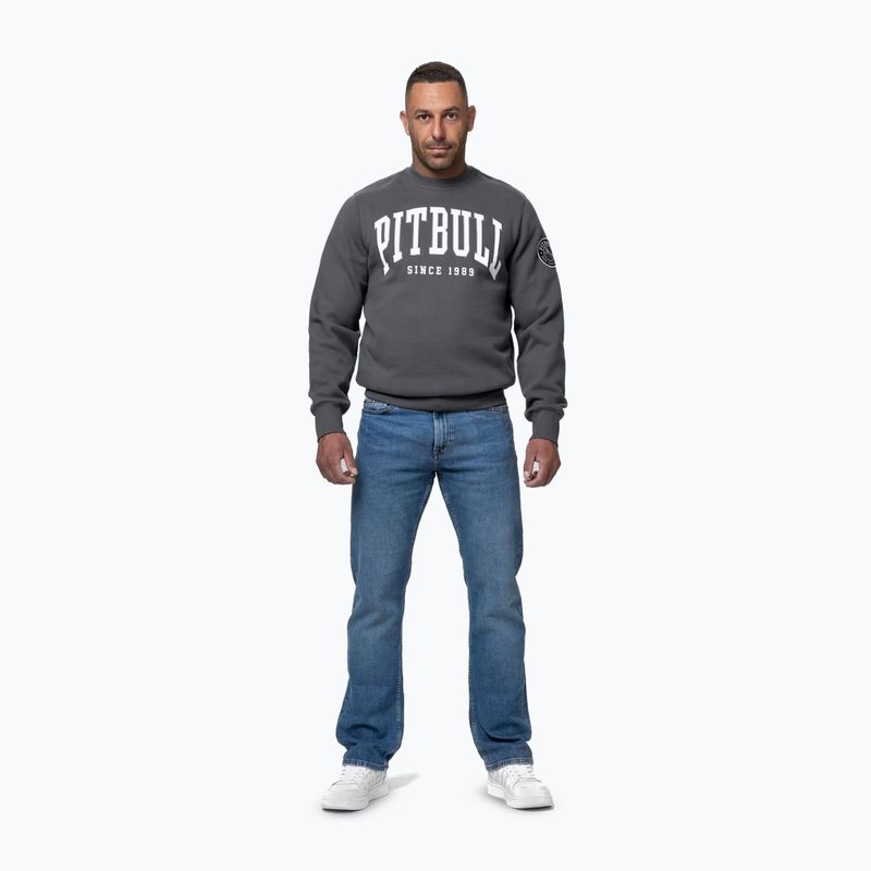 Bluză pentru bărbați Pitbull Norton Crewneck graphite 2