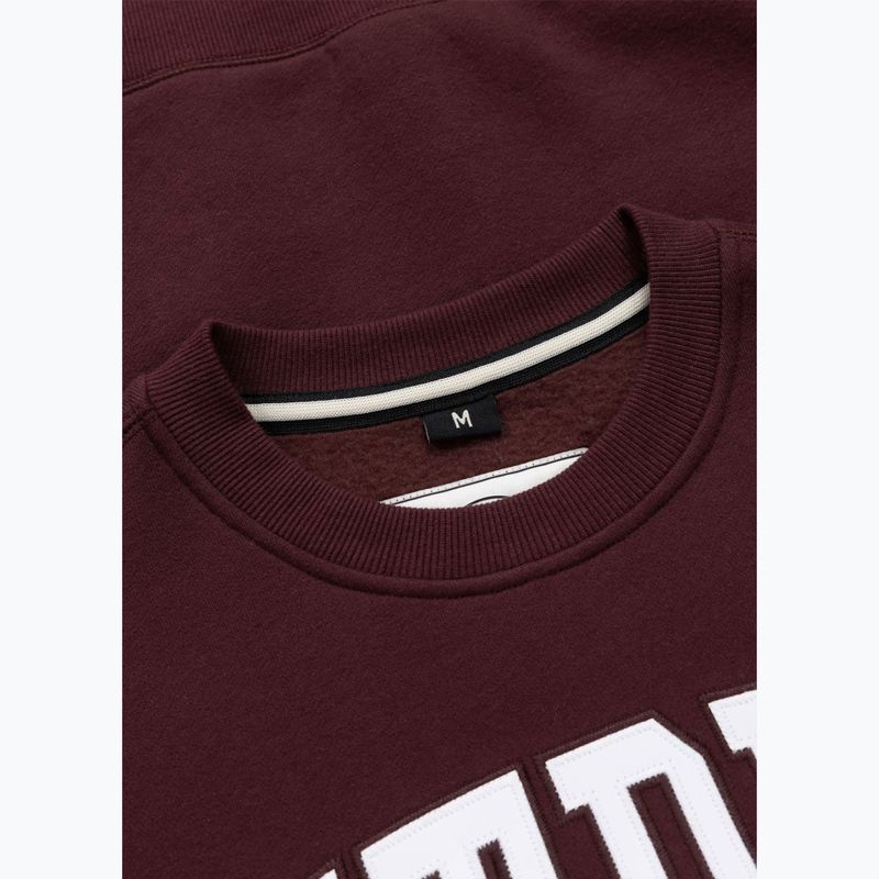 Bluză pentru bărbați Pitbull Norton Crewneck dark burgundy 6