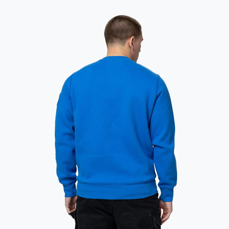 Bluză pentru bărbați Pitbull Norton Crewneck azurre blue 3