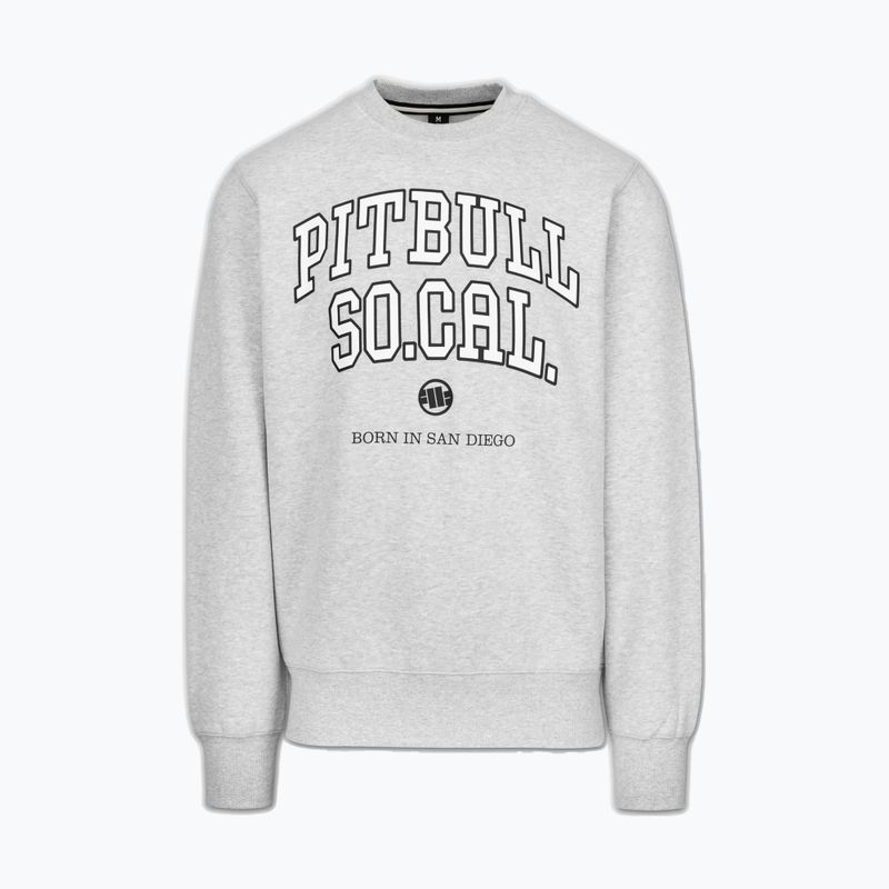 Bluză pentru bărbați Pitbull So Cal Crewneck grey/melange 4