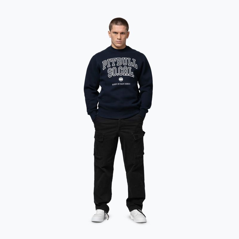 Bluză pentru bărbați Pitbull So Cal Crewneck dark navy 2