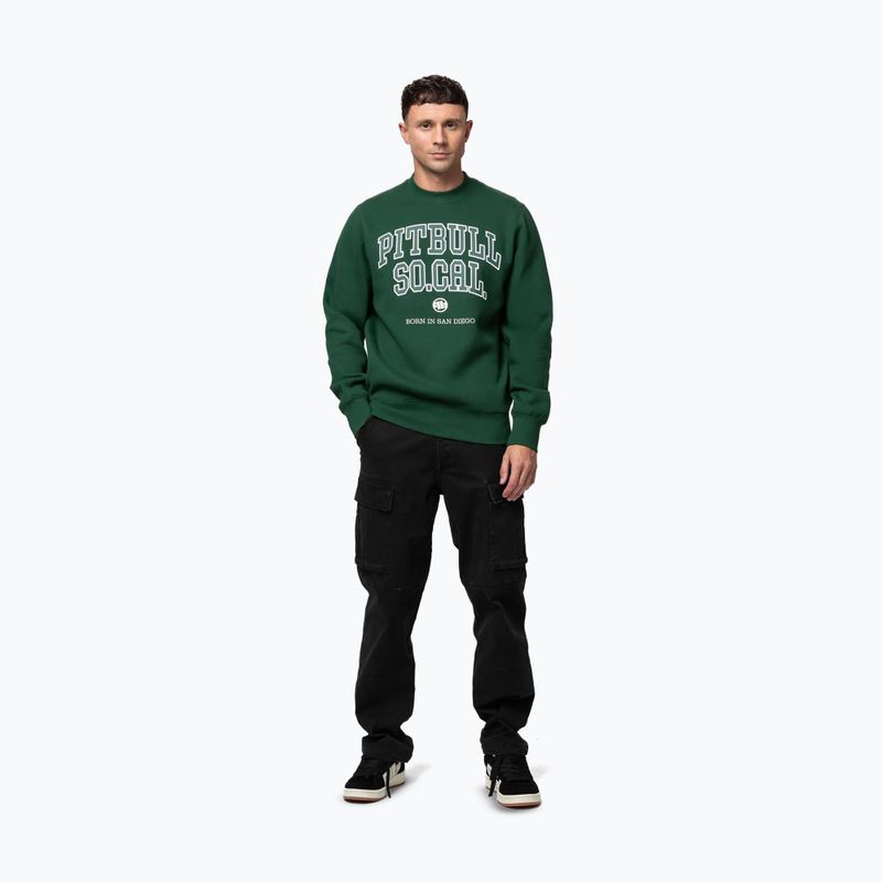 Bluză pentru bărbați Pitbull So Cal Crewneck hunter green 2