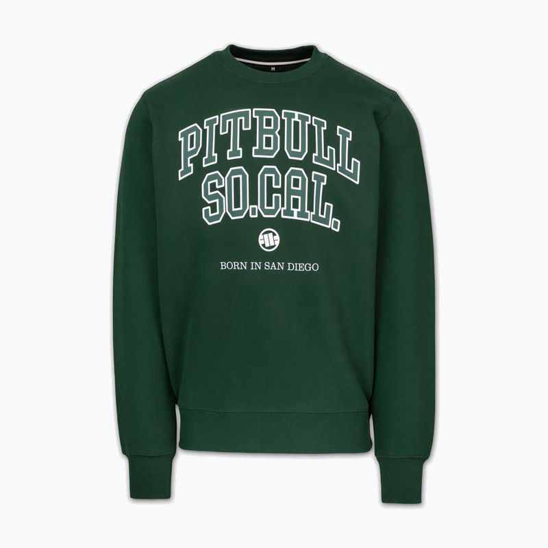 Bluză pentru bărbați Pitbull So Cal Crewneck hunter green 4