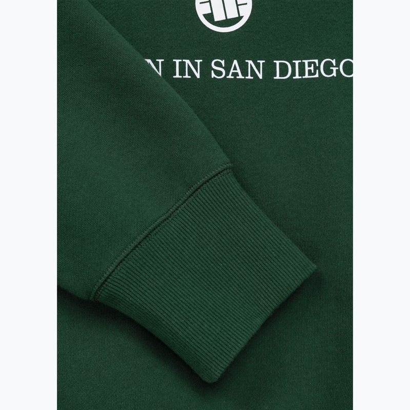 Bluză pentru bărbați Pitbull So Cal Crewneck hunter green 9