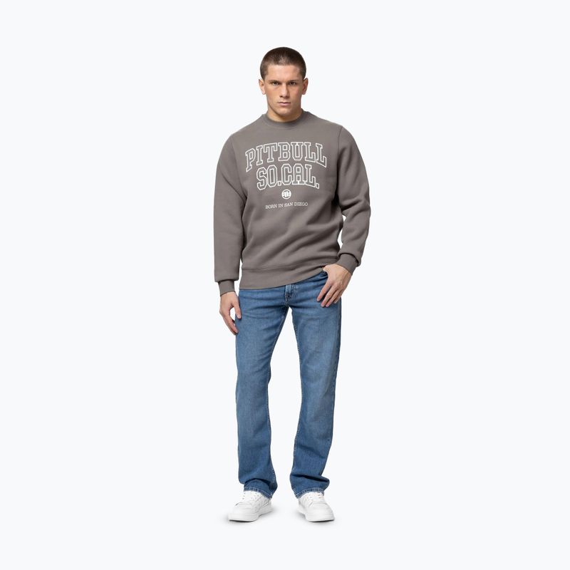 Bluză pentru bărbați Pitbull So Cal Crewneck taupe 2