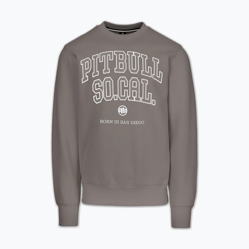 Bluză pentru bărbați Pitbull So Cal Crewneck taupe 4