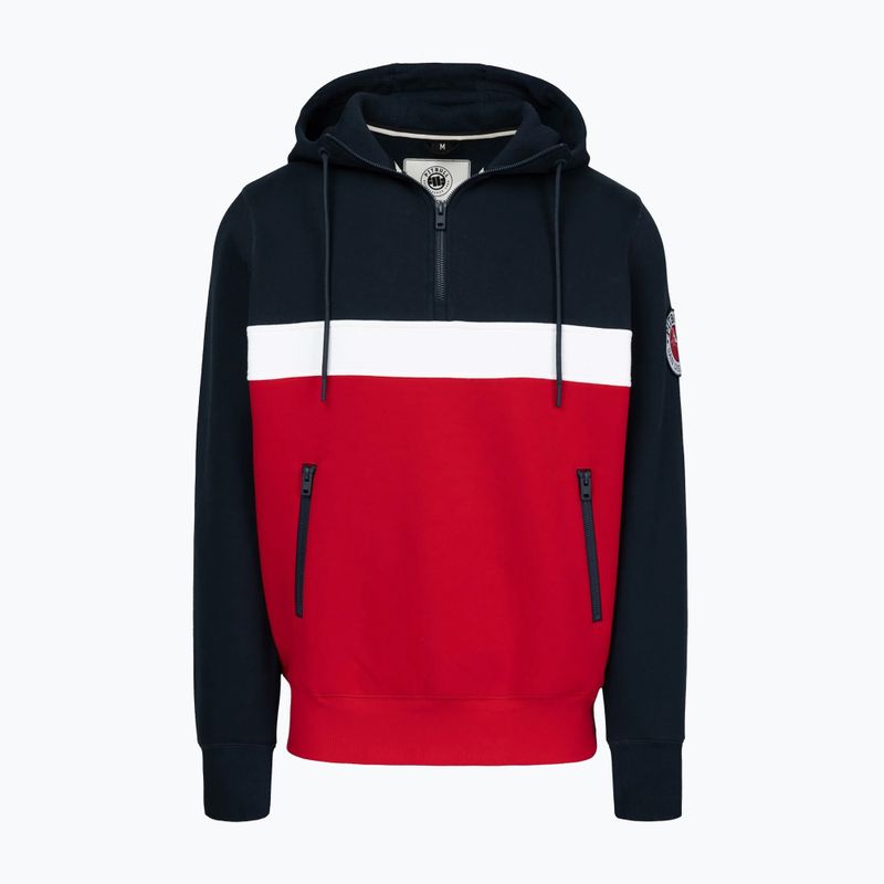 Bluză pentru bărbați Pitbull Gibson Hooded dark navy/red 4