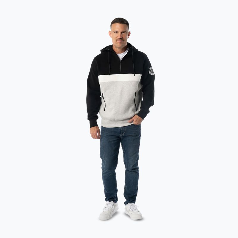 Bluză pentru bărbați Pitbull Gibson Hooded black/grey melange 2