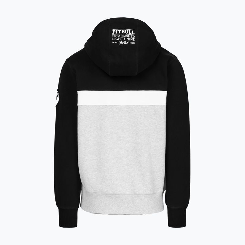 Bluză pentru bărbați Pitbull Gibson Hooded black/grey melange 2