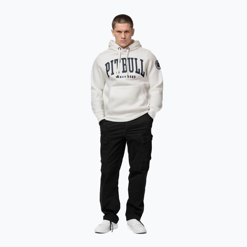 Bluză pentru bărbați Pitbull Norton Hooded off white 2