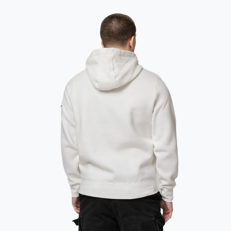 Bluză pentru bărbați Pitbull Norton Hooded off white 3
