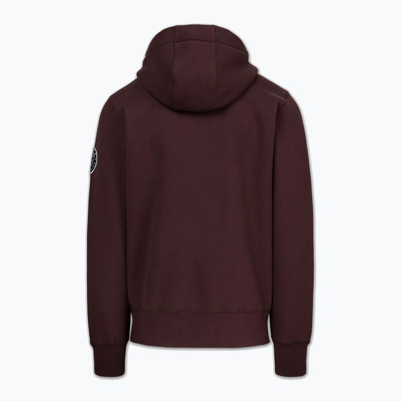 Bluză pentru bărbați Pitbull Norton Hooded dark burgundy 5