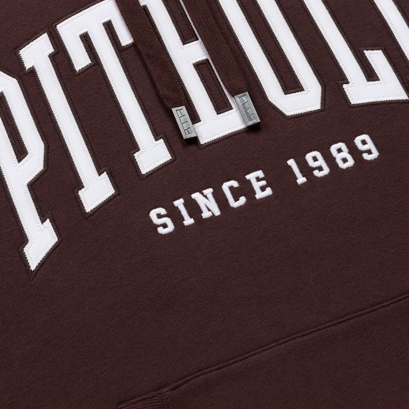 Bluză pentru bărbați Pitbull Norton Hooded dark burgundy 7