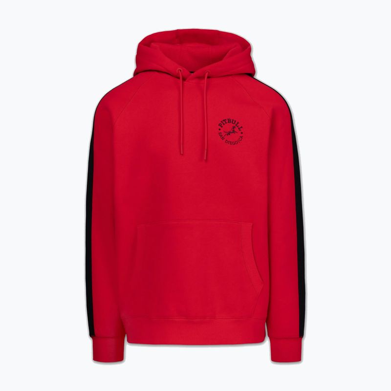 Bluză pentru bărbați Pitbull San Diego Ca Hooded red 4