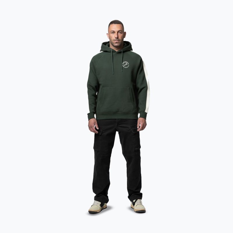 Bluză pentru bărbați Pitbull San Diego Ca Hooded dark green 2