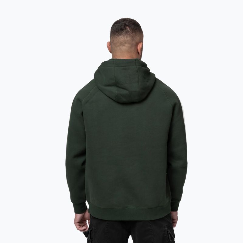 Bluză pentru bărbați Pitbull San Diego Ca Hooded dark green 3